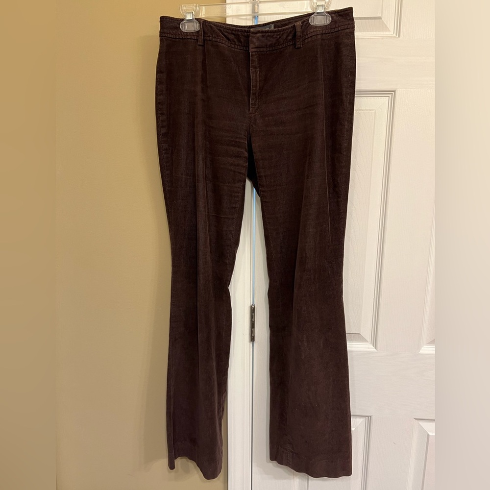 Banana Republic Dark Brown Straight Leg Pants